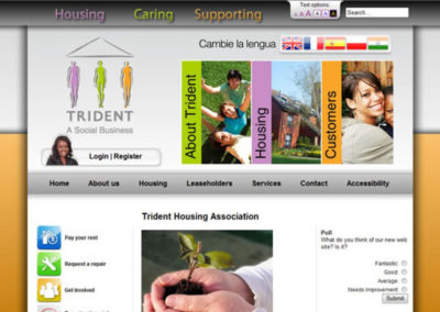 Trident Housing Association Website