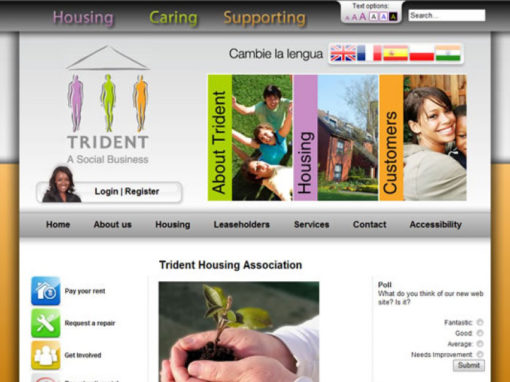 Trident Housing Association Website